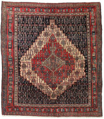  Persian Senneh Rug 136X156 Red/Orange (Wool, Persia/Iran)
