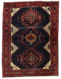 102X137 Hamadan Teppe Orientalsk Mørk Rød/Rød (Ull, Persia/Iran) Carpetvista