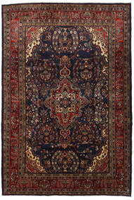  Orientalischer Mahal Teppich 208X308 Dunkelrot/Braun Wolle, Persien/Iran Carpetvista