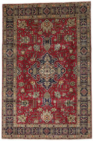  Persian Tabriz Rug 198X304 Dark Red/Red Carpetvista