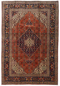  Persian Tabriz Rug 205X305 Brown/Dark Red Carpetvista
