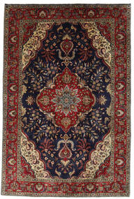Tabriz Rug Rug 196X294 Dark Pink/Red Wool, Persia/Iran Carpetvista