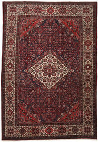  Persisk Hosseinabad Teppe 211X304 Mørk Rød/Rød (Ull, Persia/Iran)