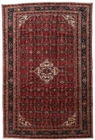 206X313 Alfombra Hosseinabad Oriental Marrón/Rojo (Lana, Persia/Irán) Carpetvista