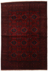Tappeto Afghan Khal Mohammadi 201X292 Rosso Scuro (Lana, Afghanistan)