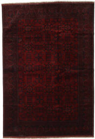 198X290 Afghan Khal Mohammadi Tæppe Orientalsk Mørkerød (Uld, Afghanistan) Carpetvista