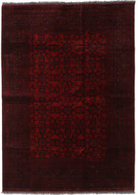 絨毯 アフガン Khal Mohammadi 205X291 ダークレッド (ウール, アフガニスタン)