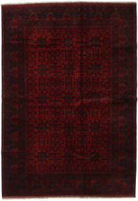 絨毯 アフガン Khal Mohammadi 202X288 ダークレッド (ウール, アフガニスタン)