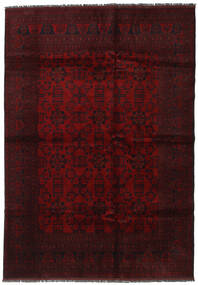  Afegão Khal Mohammadi Tapete 200X285 Lã Vermelho Escuro Carpetvista