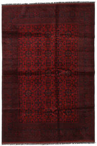  アフガン Khal Mohammadi 絨毯 200X298 ウール ダークレッド Carpetvista