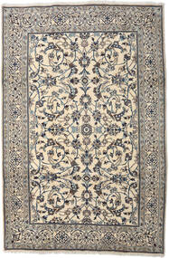 絨毯 ペルシャ ナイン 200X300 ベージュ/グレー (ウール, ペルシャ/イラン)