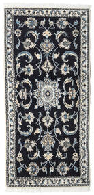  Nain Rug 66X142 Persian Wool Dark Grey/Grey Small Carpetvista