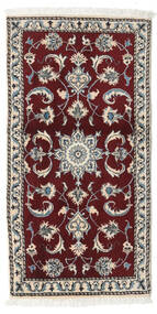 絨毯 オリエンタル ナイン 68X135 ダークレッド/グレー (ウール, ペルシャ/イラン)