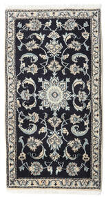  Nain Rug 72X135 Persian Wool Dark Grey/Grey Small Carpetvista