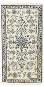 絨毯 オリエンタル ナイン 70X133 ベージュ/グレー (ウール, ペルシャ/イラン)