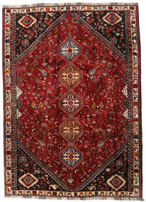 Tapete Oriental Ghashghai 188X260 Vermelho Escuro/Vermelho (Lã, Pérsia/Irão)