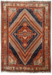 172X242 絨毯 カシュガイ オリエンタル レッド/ベージュ (ウール, ペルシャ/イラン) Carpetvista