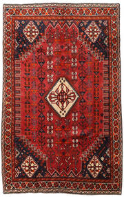  Persischer Ghashghai Teppich 163X262 Rot/Dunkelrot (Wolle, Persien/Iran)