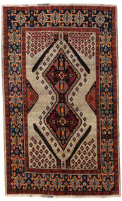 151X246 絨毯 カシュガイ オリエンタル ダークレッド/ベージュ (ウール, ペルシャ/イラン) Carpetvista