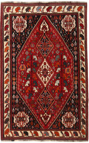 Tapete Oriental Ghashghai 166X260 Castanho/Vermelho Escuro (Lã, Pérsia/Irão)