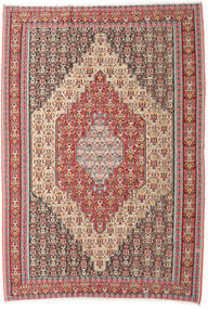 202X298 Kelim Senneh Fine Teppich Orientalischer Rot/Orange (Wolle, Persien/Iran) Carpetvista