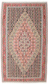  150X267 Kilim Senneh Fine Rug Beige/Red Persia/Iran Carpetvista