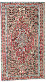 142X259 Dywan Orientalny Kilim Senneh Fine Czerwony/Pomarańczowy (Wełna, Persja/Iran) Carpetvista