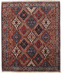  Persisk Yalameh Teppe 200X237 Rød/Mørk Rød (Ull, Persia/Iran)
