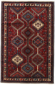  Yalameh Rug 153X237 Persian Wool Dark Red/Red Small Carpetvista