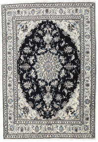 絨毯 ペルシャ ナイン 164X236 グレー/ダークグレー (ウール, ペルシャ/イラン)