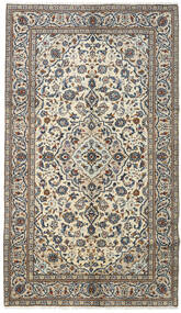  Persischer Keshan Fine Teppich 145X253 Dunkelgrau/Beige (Wolle, Persien/Iran)