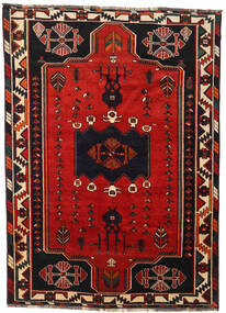  Shiraz Teppich 170X233 Persischer Wollteppich Dunkelrot/Rot Carpetvista