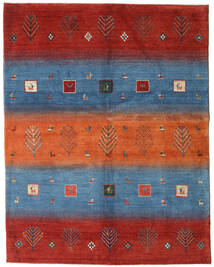 Gabbeh Persisch Teppich 159X204 Rot/Blau Wolle, Persien/Iran Carpetvista