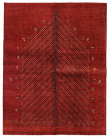Gabbeh Persisch Teppich 156X200 Dunkelrot/Rot Wolle, Persien/Iran Carpetvista
