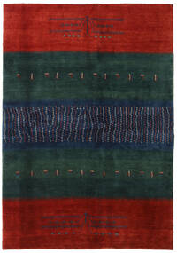 169X240 Gabbeh Persisch Teppich Moderner Dunkeltürkis/Dunkelrot (Wolle, Persien/Iran) Carpetvista