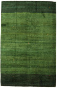  Gabbeh Persia Rug 198X307 Persian Wool Green/Dark Green Carpetvista