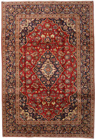 絨毯 カシャン 200X292 レッド/ベージュ (ウール, ペルシャ/イラン)