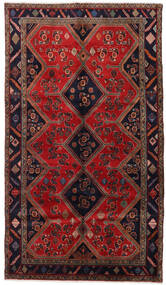 Tappeto Persiano Hamadan 153X270 Rosso/Rosa Scuro (Lana, Persia/Iran)