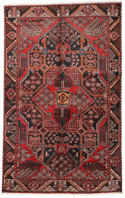  152X243 Hamadan Vloerkleed Rood/Donkerrood Perzië/Iran Carpetvista