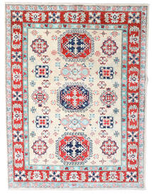 Tapete Kazak Fine 155X202 Bege/Vermelho (Lã, Paquistão)