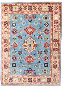 Kazak Fine Teppich 146X201 Beige/Blau Wolle, Pakistan Carpetvista