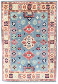 169X228 Dywan Kazak Fine Orientalny Niebieski/Beżowy (Wełna, Pakistan ) Carpetvista