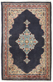  Persischer Hamadan Teppich 76X120 Dunkelgrau/Beige (Wolle, Persien/Iran)