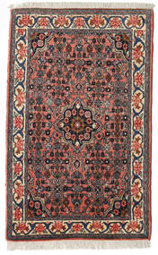 75X120 Alfombra Sarough Oriental Rojo/Rojo Oscuro (Lana, Persia/Irán) Carpetvista