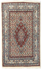54X91 Moud Rug Oriental Brown/Beige ( Persia/Iran) Carpetvista