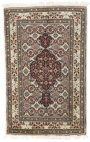 57X89 Moud Teppe Orientalsk Brun/Beige ( Persia/Iran) Carpetvista
