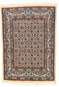  Moud Rug 62X85 Persian Beige/Dark Red Small Carpetvista