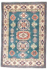  Orientalischer Kazak Fine Teppich 84X122 Grau/Beige Wolle, Pakistan Carpetvista