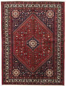  Orientalisk Abadeh Matta 153X204 Mörkröd/Röd Ull, Persien/Iran Carpetvista