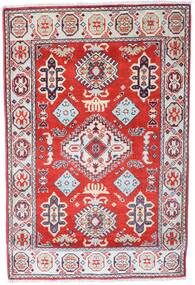 Kazak Fine Vloerkleed 86X128 Rood/Donker Roze Wol, Afghanistan Carpetvista